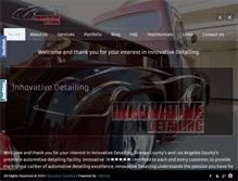 Tablet Screenshot of innovativedetailing.com